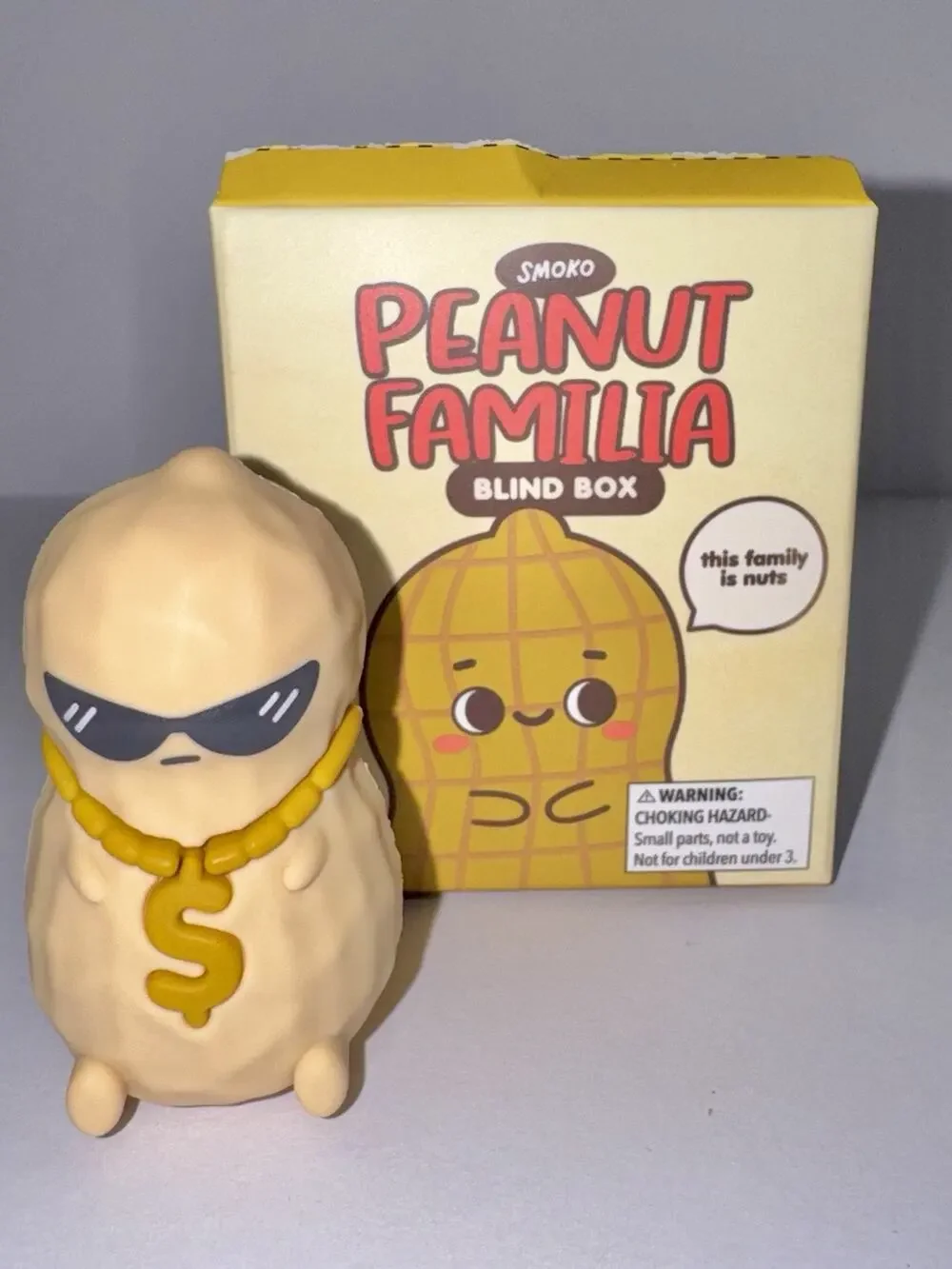 Smoko Peanut Familia Blind Box Figure - Confirmed Cousin Peanut